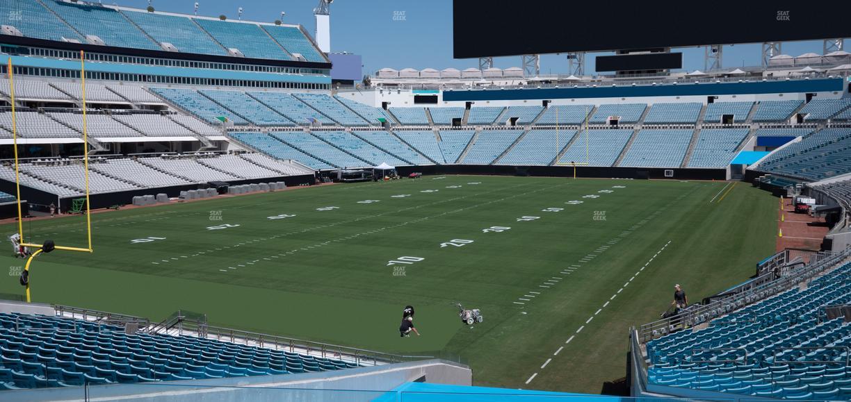 EverBank Stadium - Section 145 Seat View