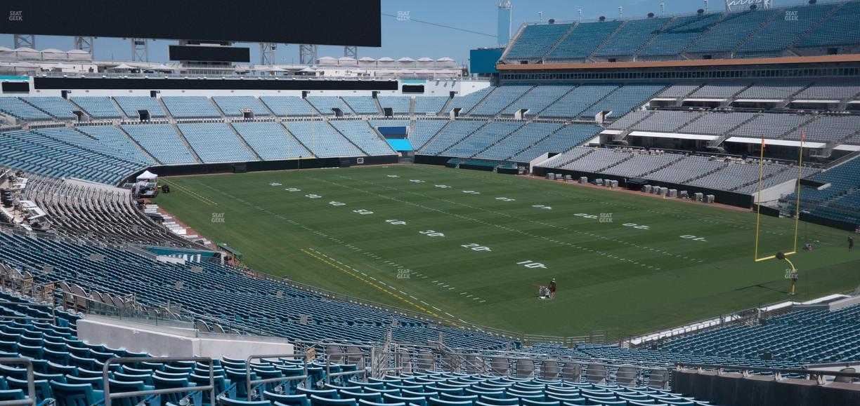 EverBank Stadium - Section 201 Seat View