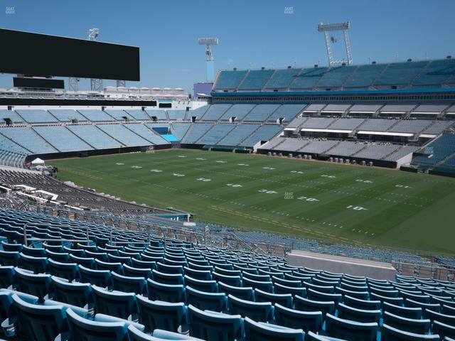 EverBank Stadium - Section 204 Seat View