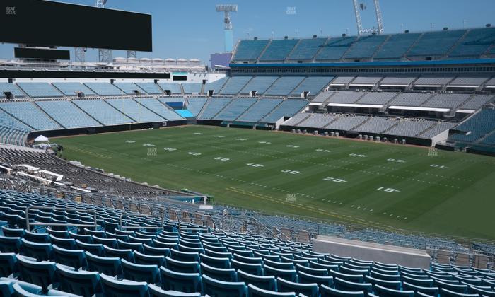 EverBank Stadium - Section 204 Seat View