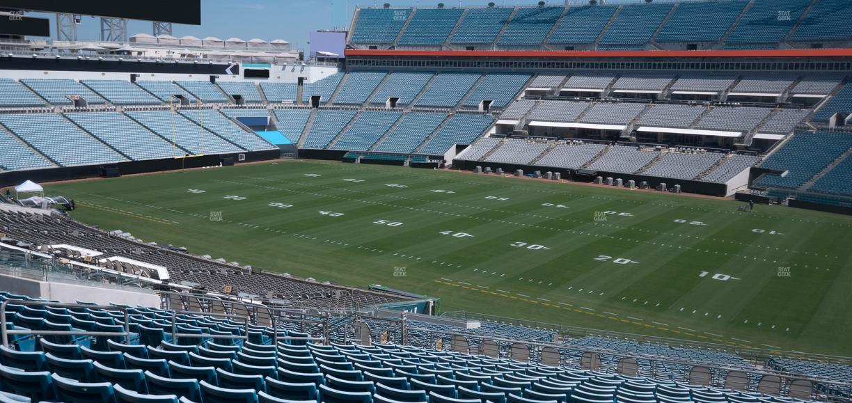 EverBank Stadium - Section 205 Seat View