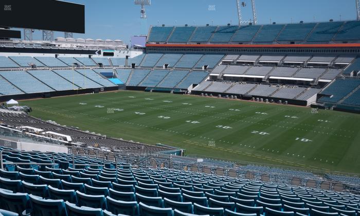 EverBank Stadium - Section 205 Seat View