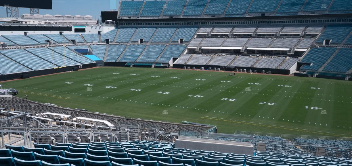 EverBank Stadium - Section 206 Seat View