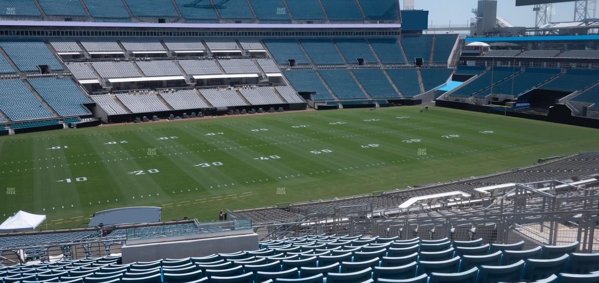 EverBank Stadium - Section 213 Seat View