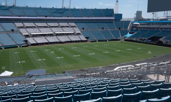 EverBank Stadium - Section 213 Seat View