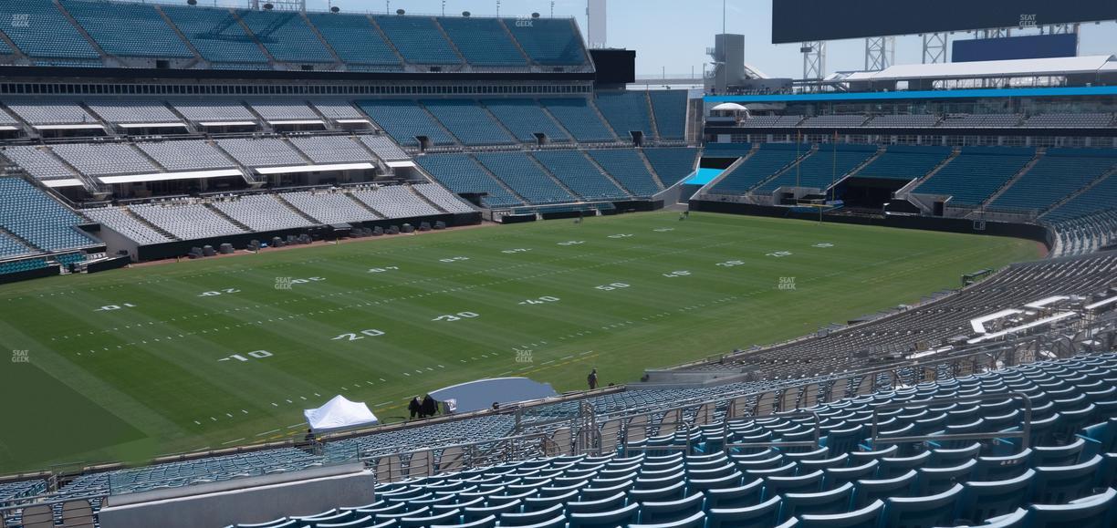 EverBank Stadium - Section 215 Seat View