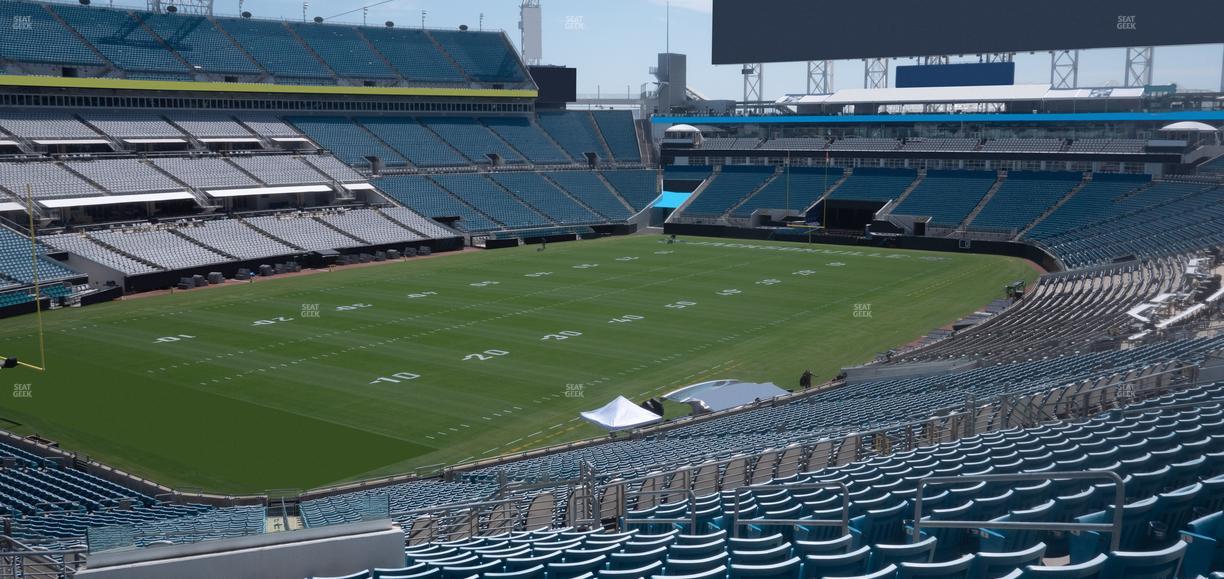 EverBank Stadium - Section 217 Seat View
