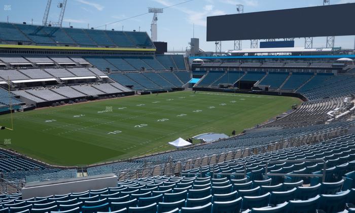 EverBank Stadium - Section 217 Seat View