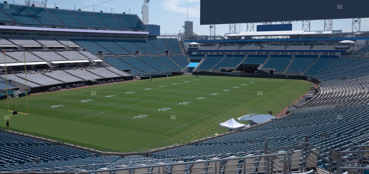 EverBank Stadium - Section 218 Seat View