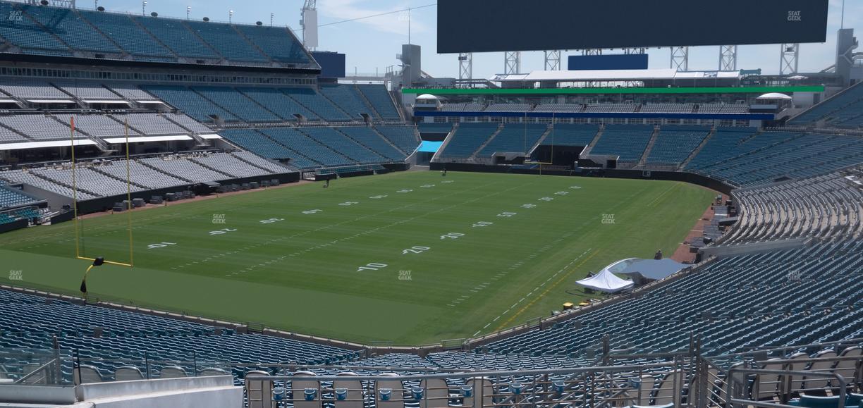 EverBank Stadium - Section 219 Seat View