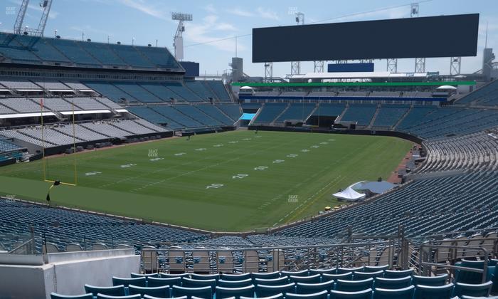 EverBank Stadium - Section 219 Seat View