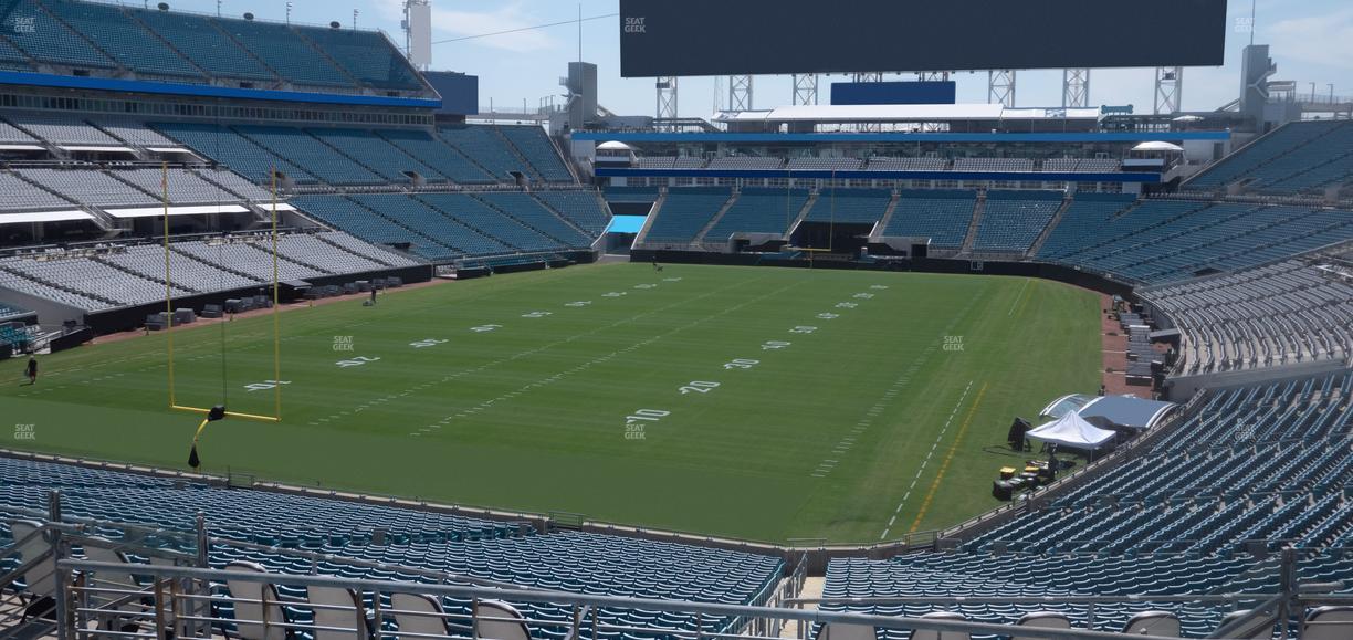 EverBank Stadium - Section 220 Seat View