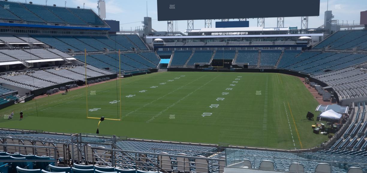 EverBank Stadium - Section 221 Seat View
