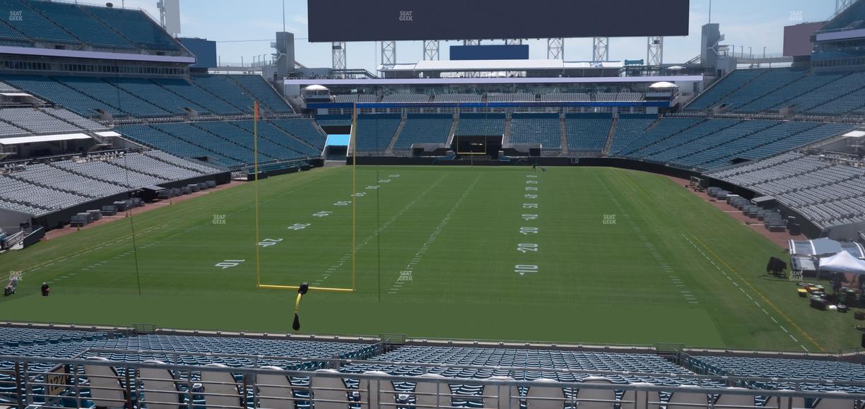 EverBank Stadium - Section 222 Seat View