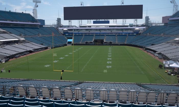 EverBank Stadium - Section 222 Seat View