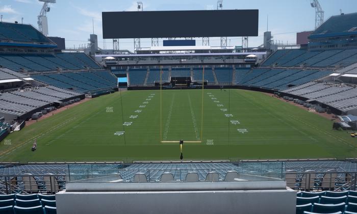 EverBank Stadium - Section 223 Seat View