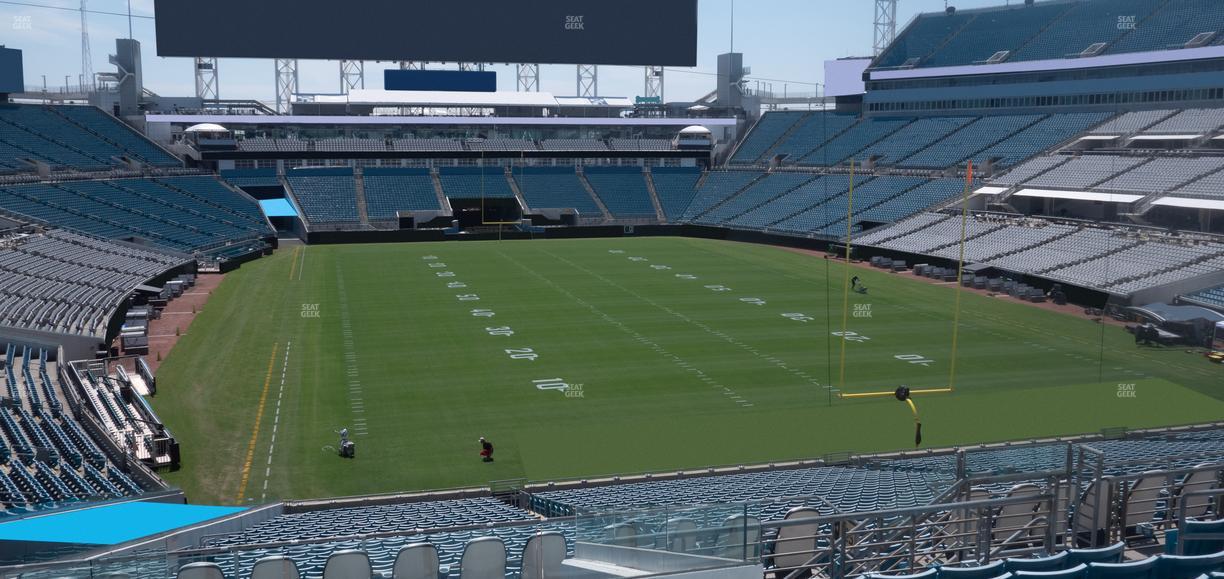 EverBank Stadium - Section 225 Seat View
