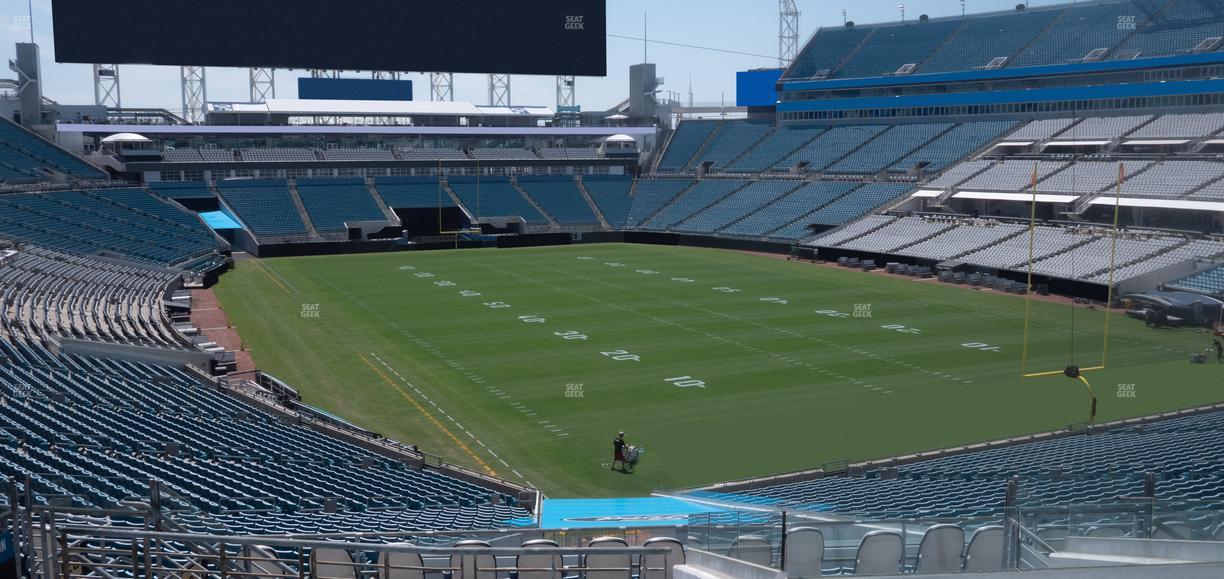 EverBank Stadium - Section 227 Seat View