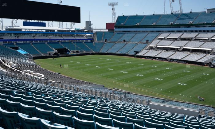 EverBank Stadium - Section 231 Seat View