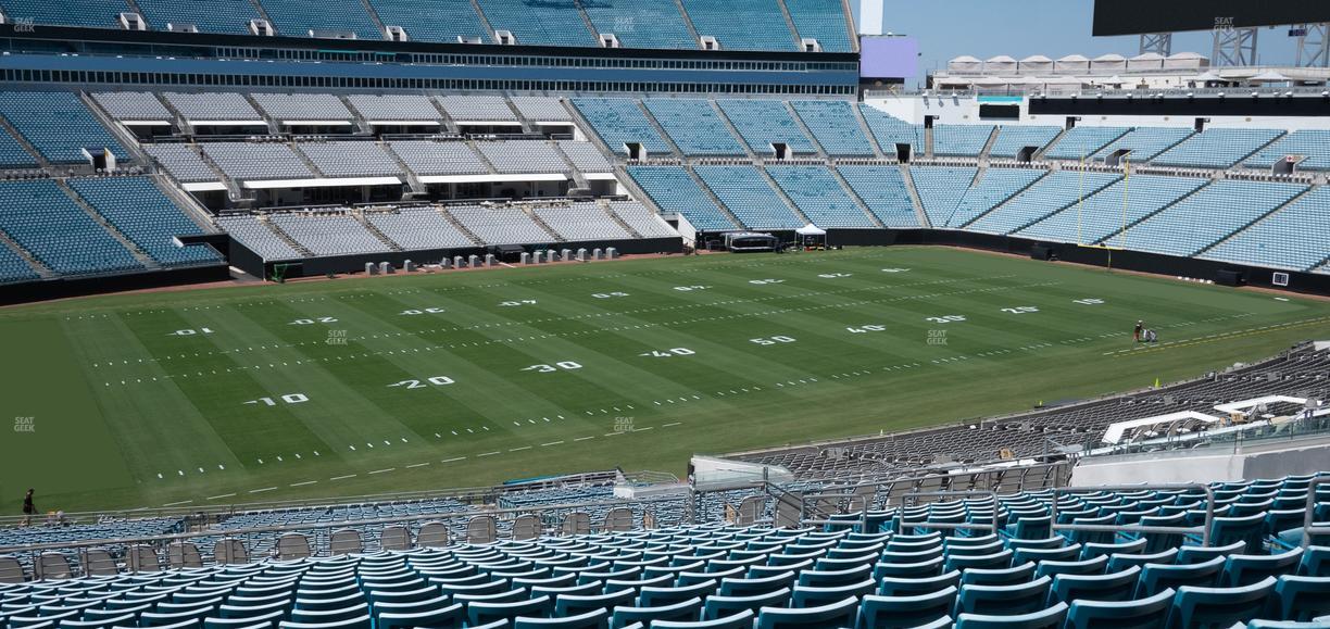EverBank Stadium - Section 241 Seat View