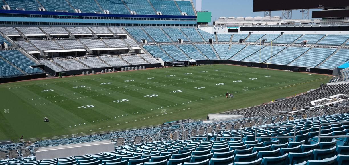 EverBank Stadium - Section 242 Seat View