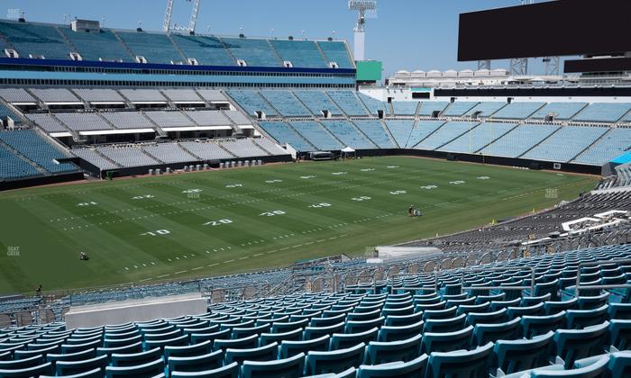 EverBank Stadium - Section 242 Seat View