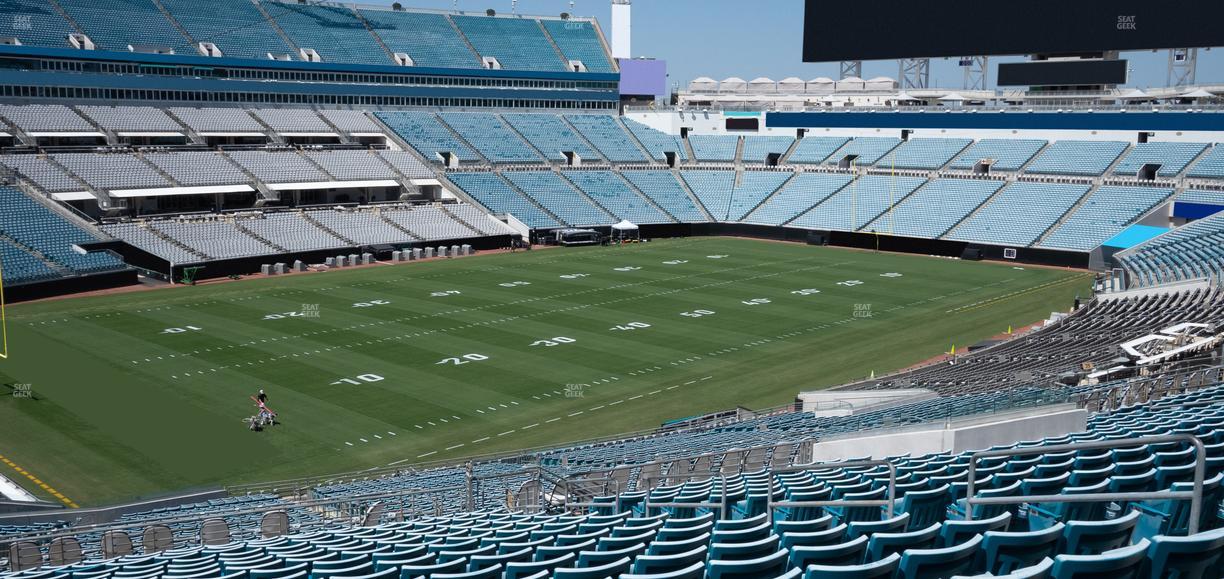 EverBank Stadium - Section 243 Seat View