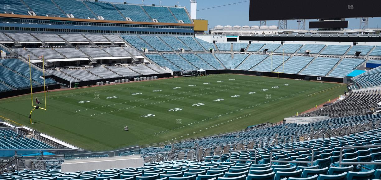 EverBank Stadium - Section 244 Seat View
