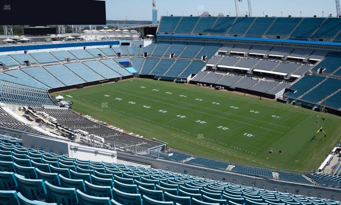EverBank Stadium - Section 404 Seat View