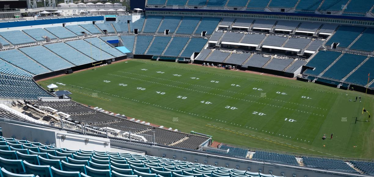 EverBank Stadium - Section 405 Seat View
