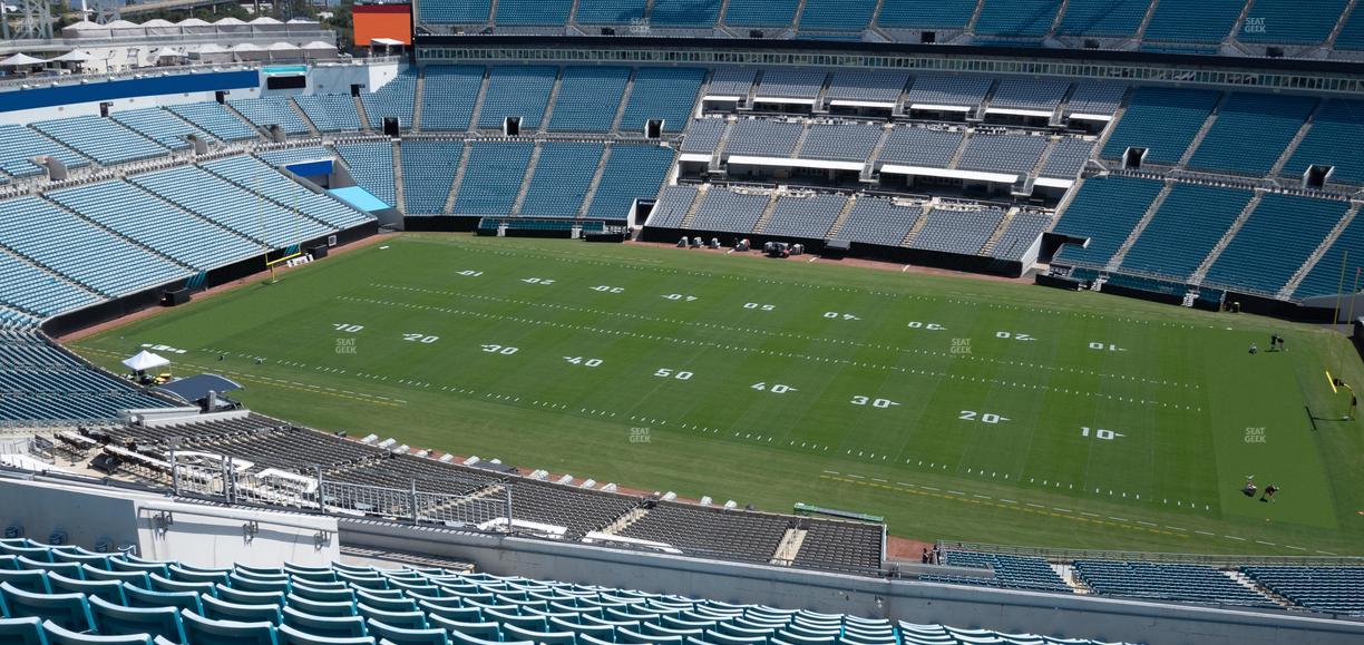 EverBank Stadium - Section 408 Seat View