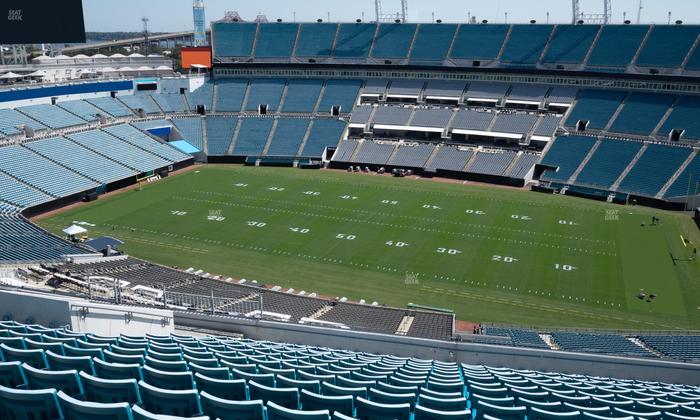EverBank Stadium - Section 408 Seat View