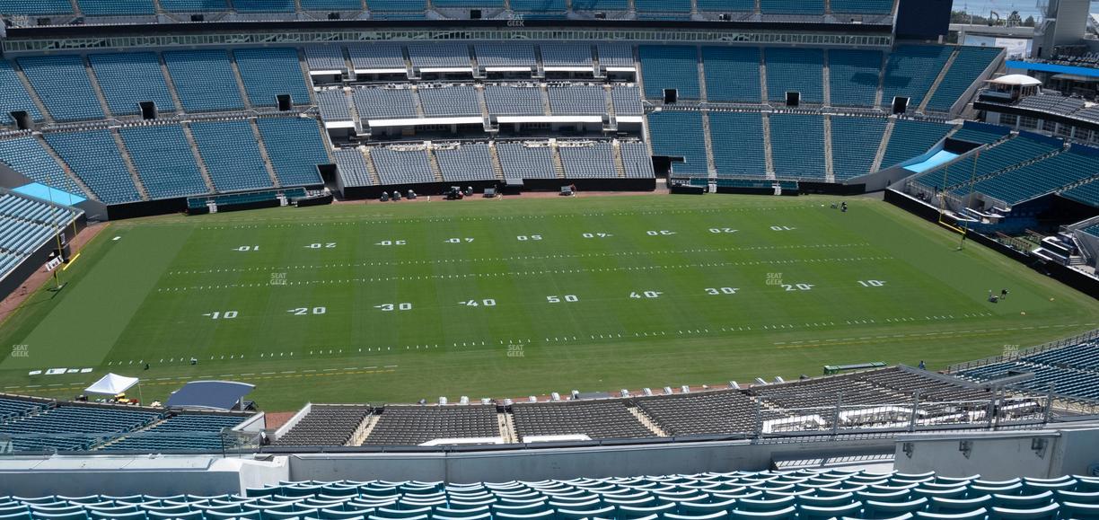 EverBank Stadium - Section 411 Seat View