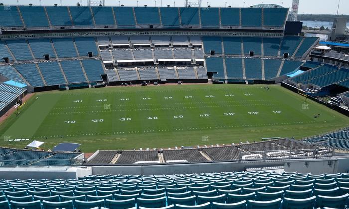 EverBank Stadium - Section 411 Seat View