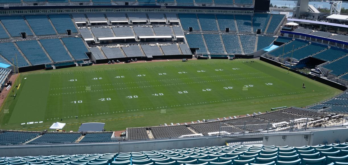 EverBank Stadium - Section 412 Seat View