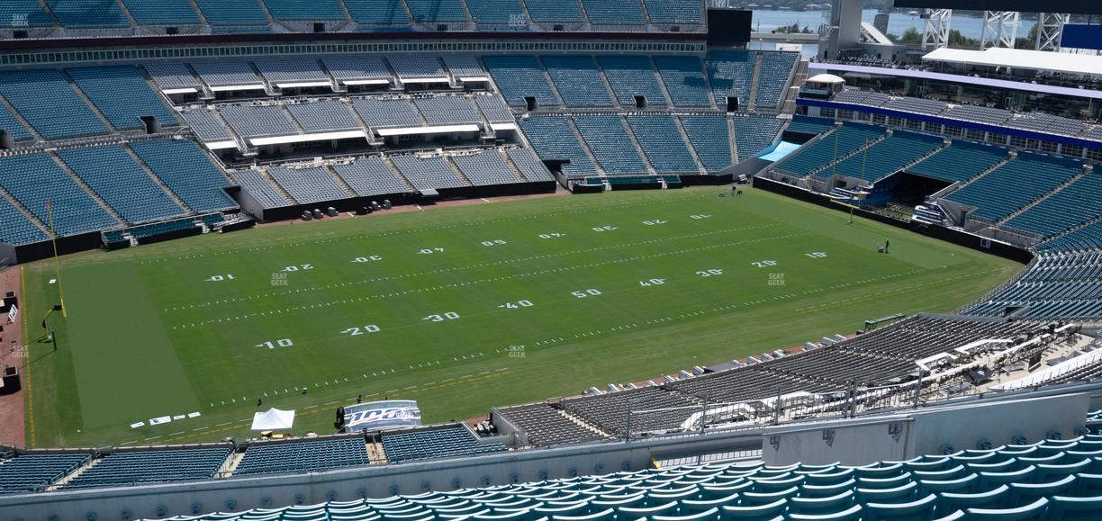 EverBank Stadium - Section 414 Seat View
