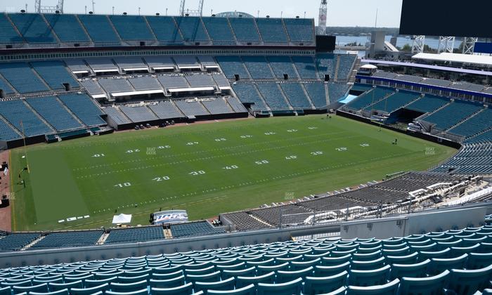 EverBank Stadium - Section 414 Seat View