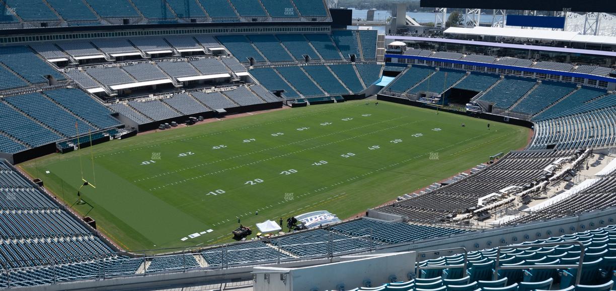 EverBank Stadium - Section 416 Seat View