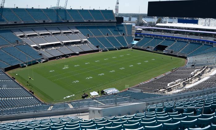 EverBank Stadium - Section 416 Seat View