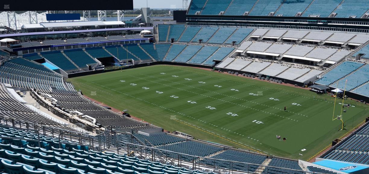EverBank Stadium - Section 430 Seat View