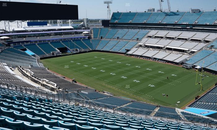 EverBank Stadium - Section 430 Seat View