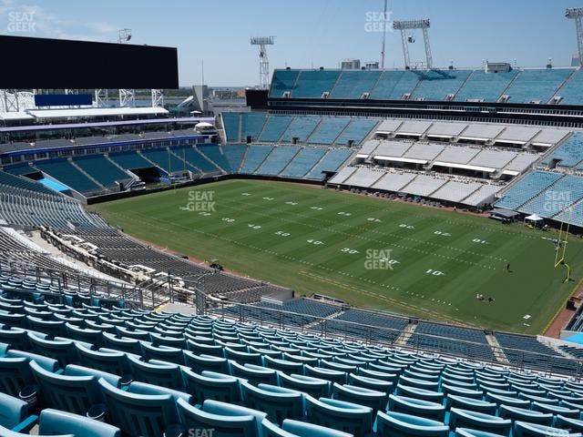 EverBank Stadium - Section 431 Seat View