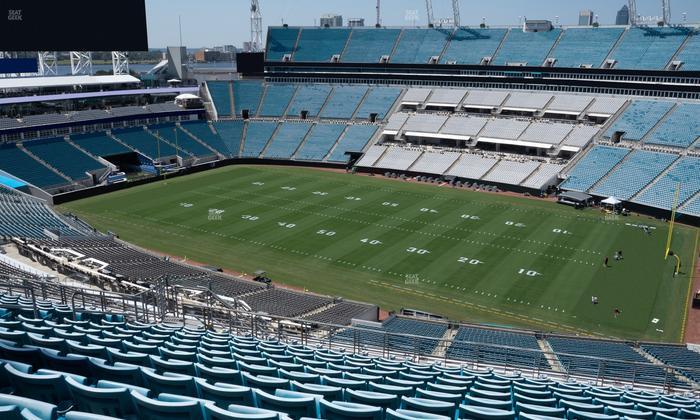 EverBank Stadium - Section 432 Seat View