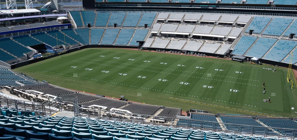 EverBank Stadium - Section 433 Seat View