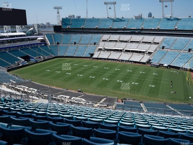EverBank Stadium - Section 433 Seat View