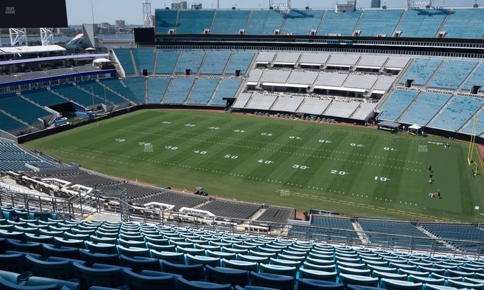 EverBank Stadium - Section 433 Seat View