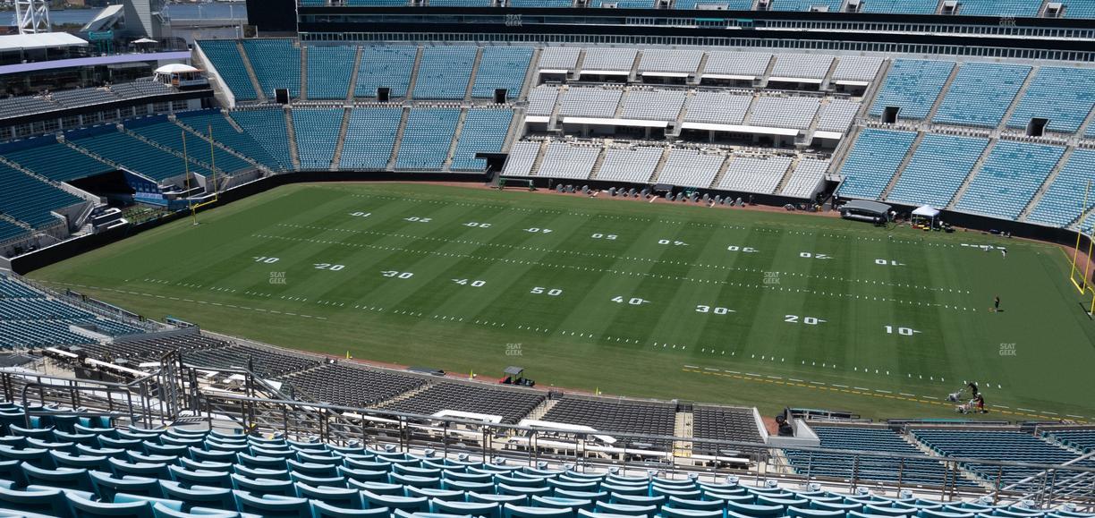 EverBank Stadium - Section 434 Seat View