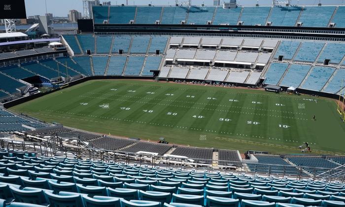 EverBank Stadium - Section 434 Seat View