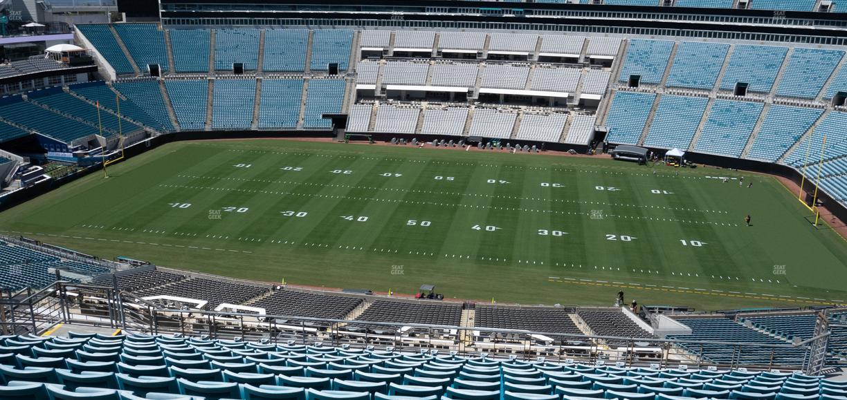 EverBank Stadium - Section 435 Seat View