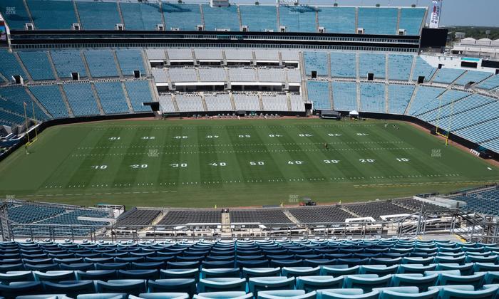 EverBank Stadium - Section 437 Seat View